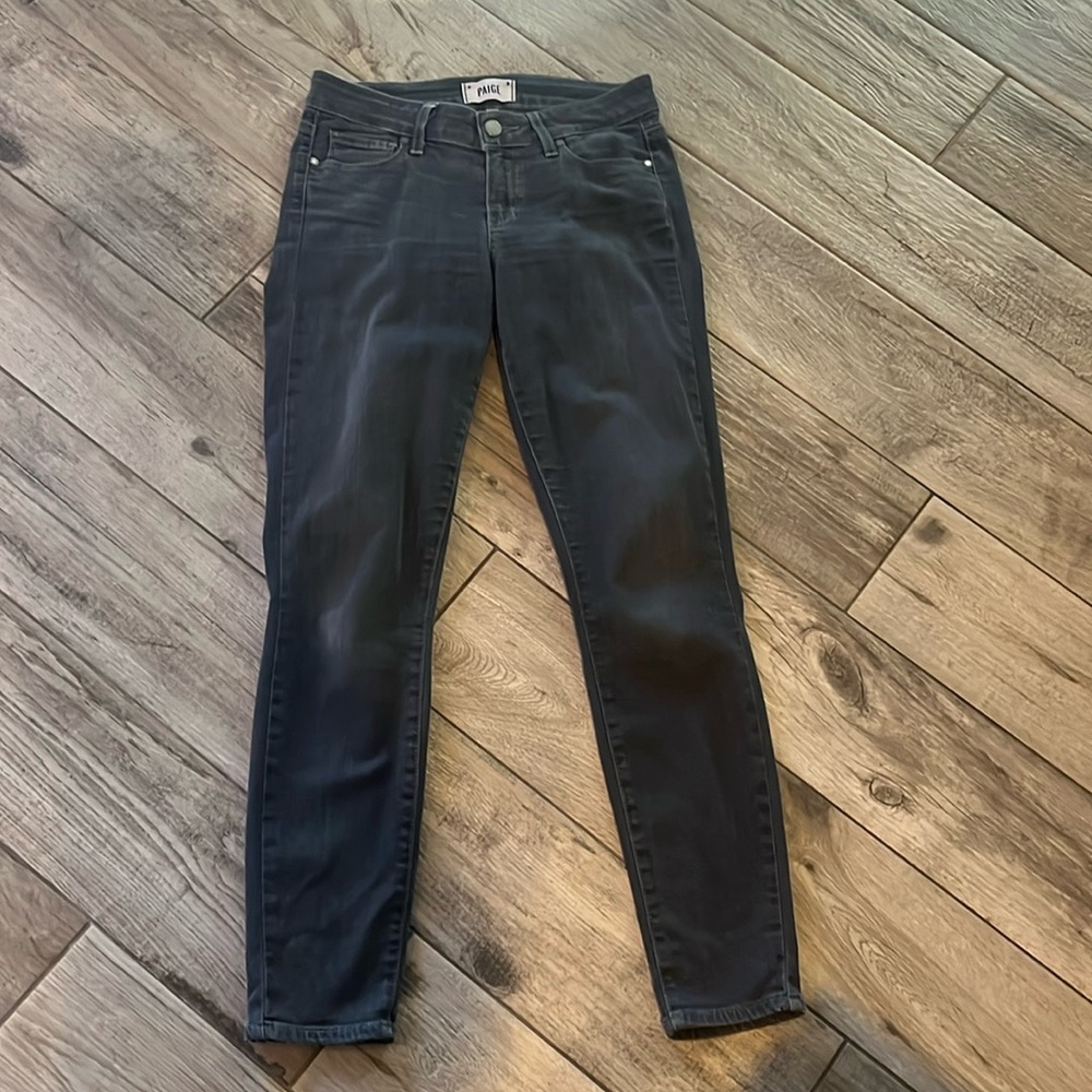 EUC PAIGE Verdugo Ankle grey jeans, sz 26 ankle jeans